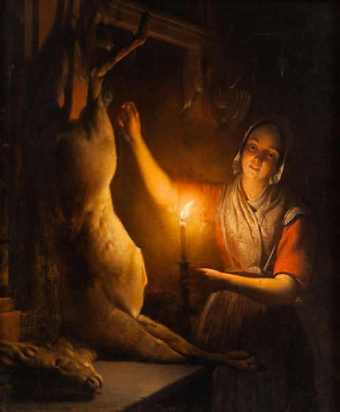 After the Hunt by Petrus van Schendel