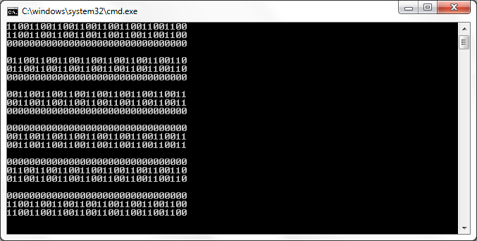 Space Invaders Output