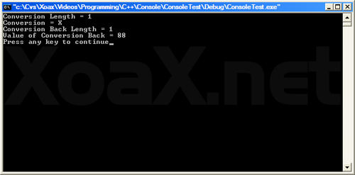mbtowc() Output