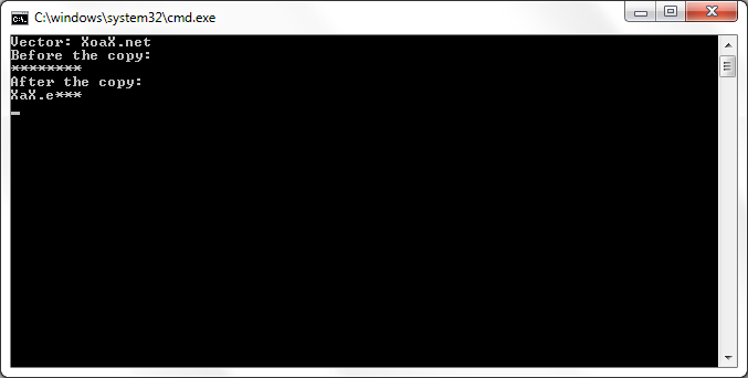 copy_if() Output