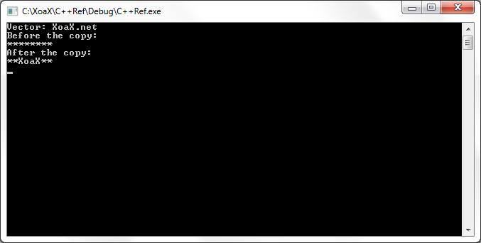 copy_n() Output