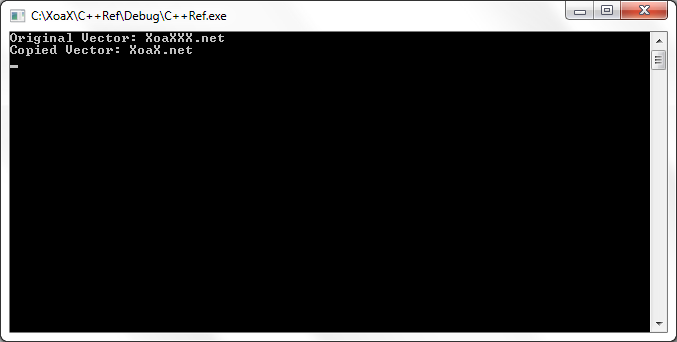unique_copy() Output