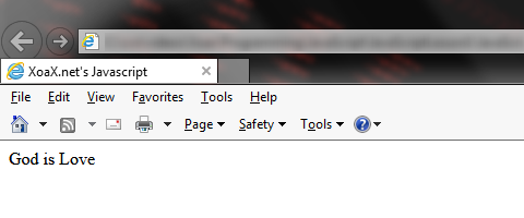 Program Output