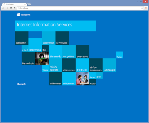 Microsoft's IIS Web Server is Running
