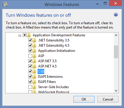 Select CGI for Installation