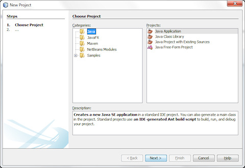 New Project Settings