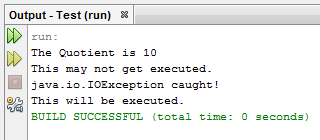 Output with denominator 1