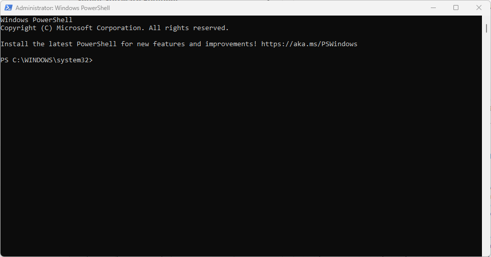 Windows Powershell Open
